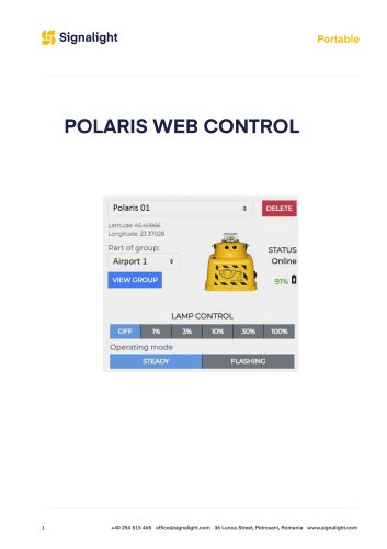 POLARIS WEB CONTROL