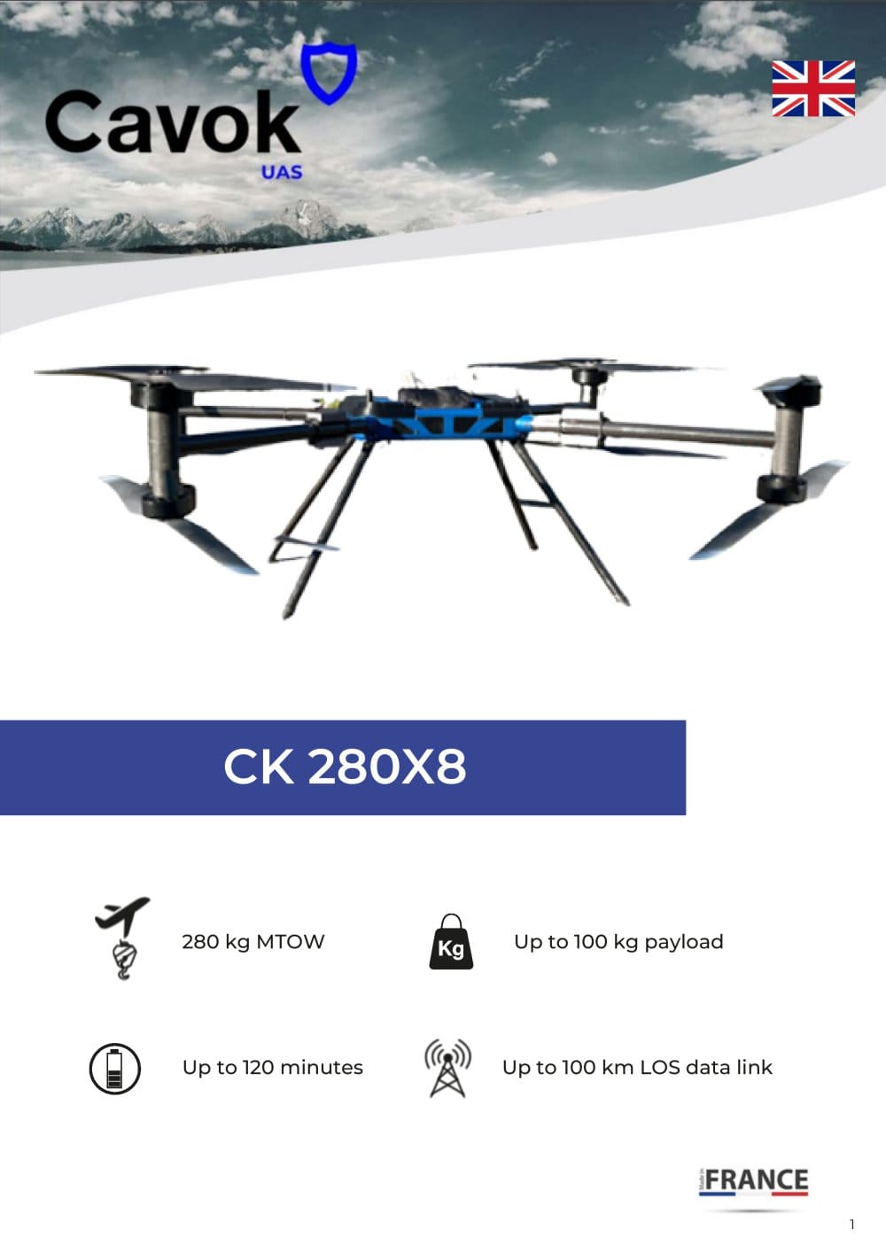 CK 280X8 - Cavok UAS