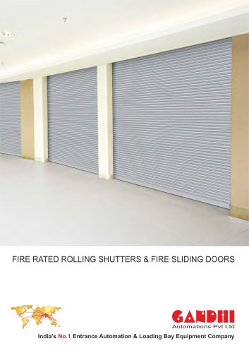 FIRE RATED ROLLING SHUTTERS & FIRE SLIDING DOORS