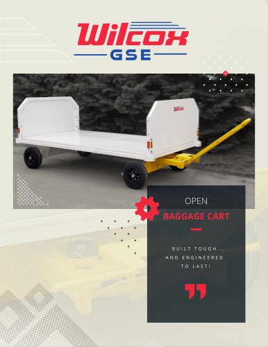 OPEN BAGGAGE CART