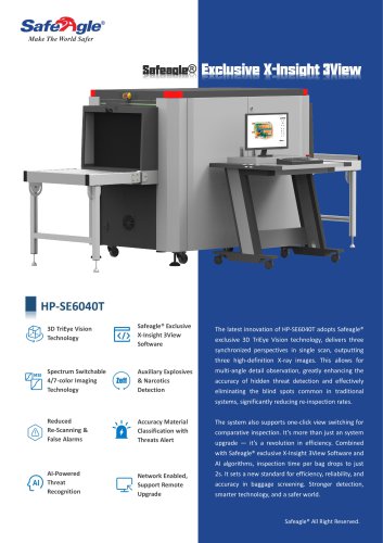 HP-SE6040T X-ray baggage scanner-Safeagle®