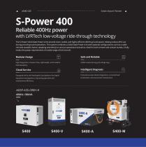 AEME GSE S-Power 400 S400 S400-V S400-M S400-A Solid State Ground Power Unit