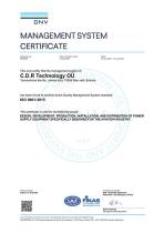 Certification ISO 9001